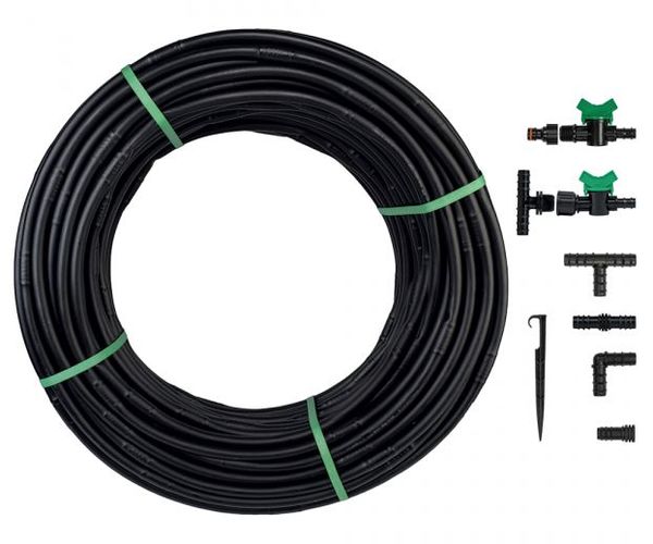 Bradas Schwarz Tropfschlauchset 50 Meter