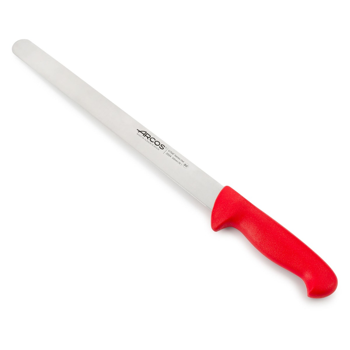 Arcos Rot Wurstmesser Farbe - Prof 293422 In Edelstahl Nitrum Und Mango Ergonomische E Polypropylenklinge Und 30 Cm Klinge, Schaukasten