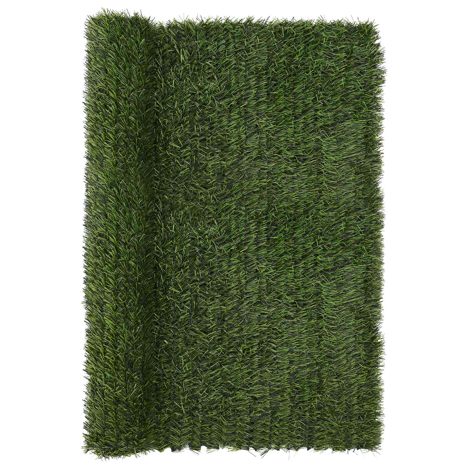 Artificial Fence Light Green 1.5 X 6 M Pvc And Steel Vidaxl
