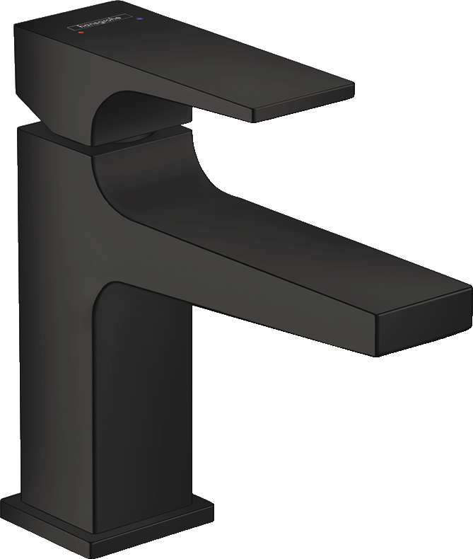 Hansgrohe - Metropol - Miscelatore Da Lavabo, Con Sistema Di Scarico Push-open, Nero Opaco 32500670