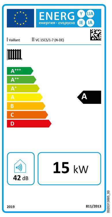 Vaillant Ecotec Exclusive Vc 25 Cs/1-7 Gastherme Brennwert - 25 Kw - E/Ll/P - 0010039094 - Image 4