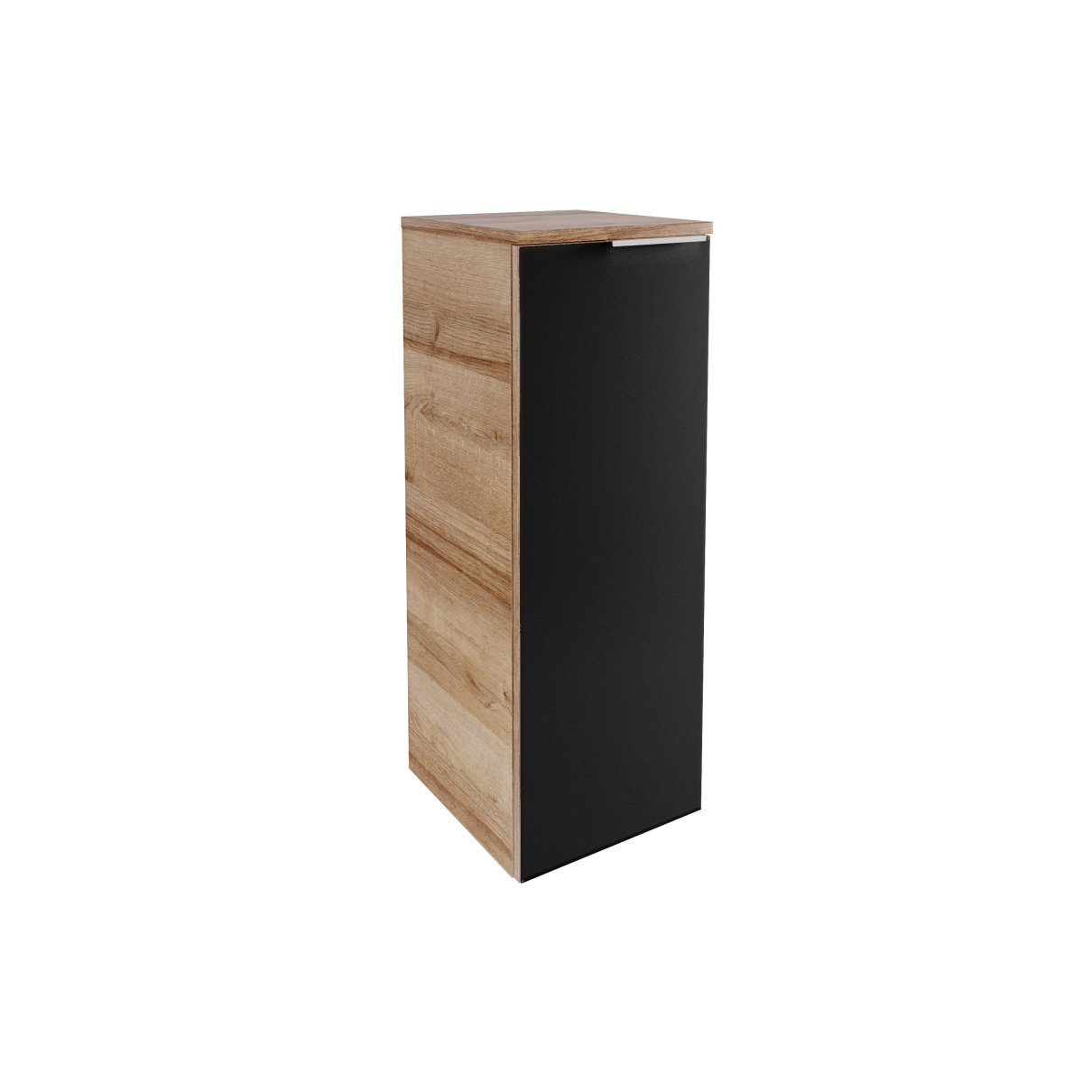 Fackelmann - B.brillant Midischrank 30cm - Ast Eiche - Glas
