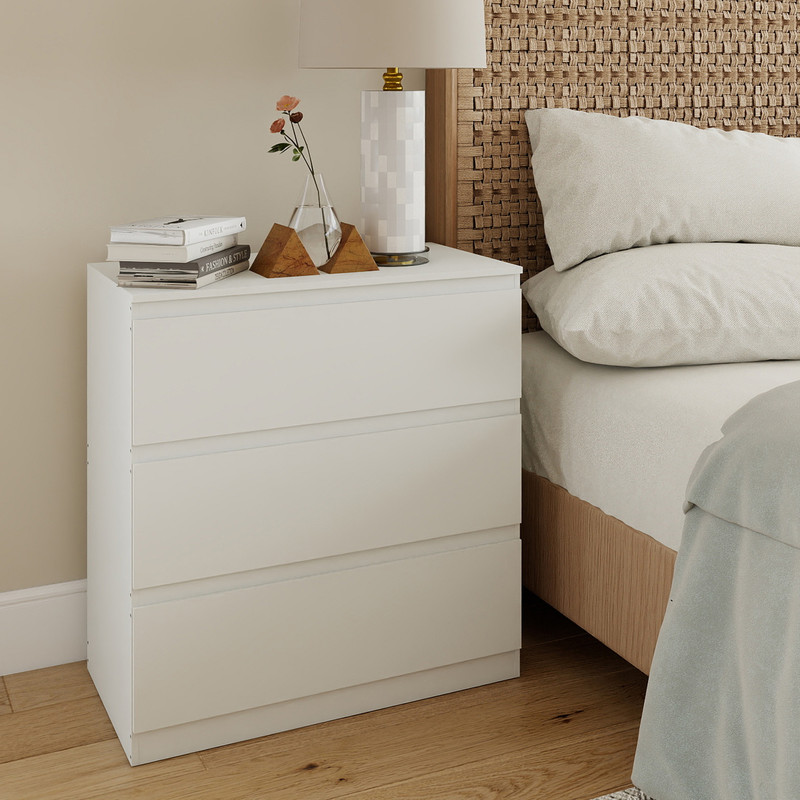 Commode En Bois Moderne, Meuble De Rangement Polyvalent Pour Chambre