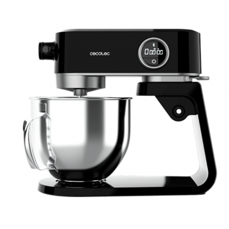 Cecotec Küchenmaschine Twist&Fusion 4000 Luxury Schwarz. 800 W, Gehäuse aus gegossenem Aluminium, DC-Motor, 8 Geschwindigkeiten, LED-Licht, 5,2-Liter-Schüssel aus Edelstahl - Bild 3