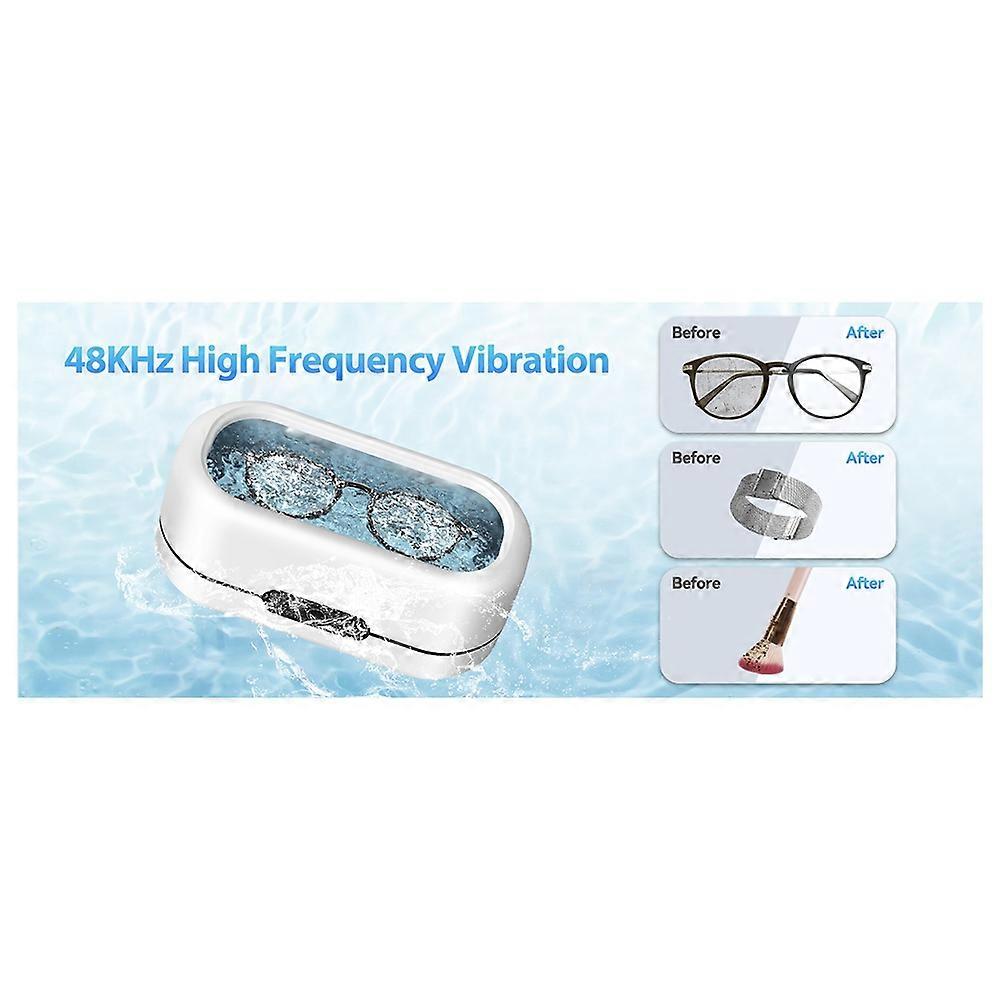 Nettoyeur à ultrasons 48 kHz, cuve inox 355 ml, 2 modes 5 et 7 minutes