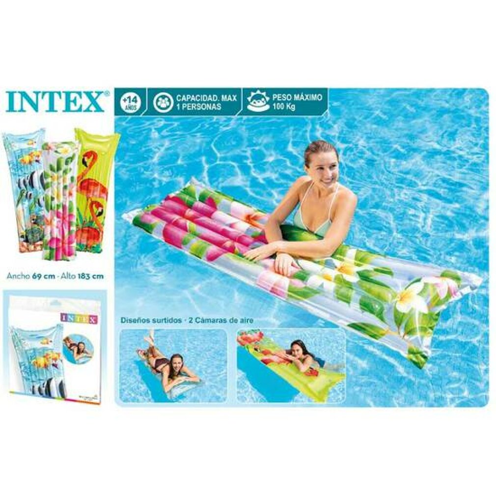 Intex Bunt Bedruckte Aufblasbare Matratze 3 Modelle - Image 2