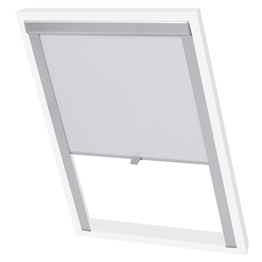 Blackout Roller Blinds White S06/606 Vidaxl