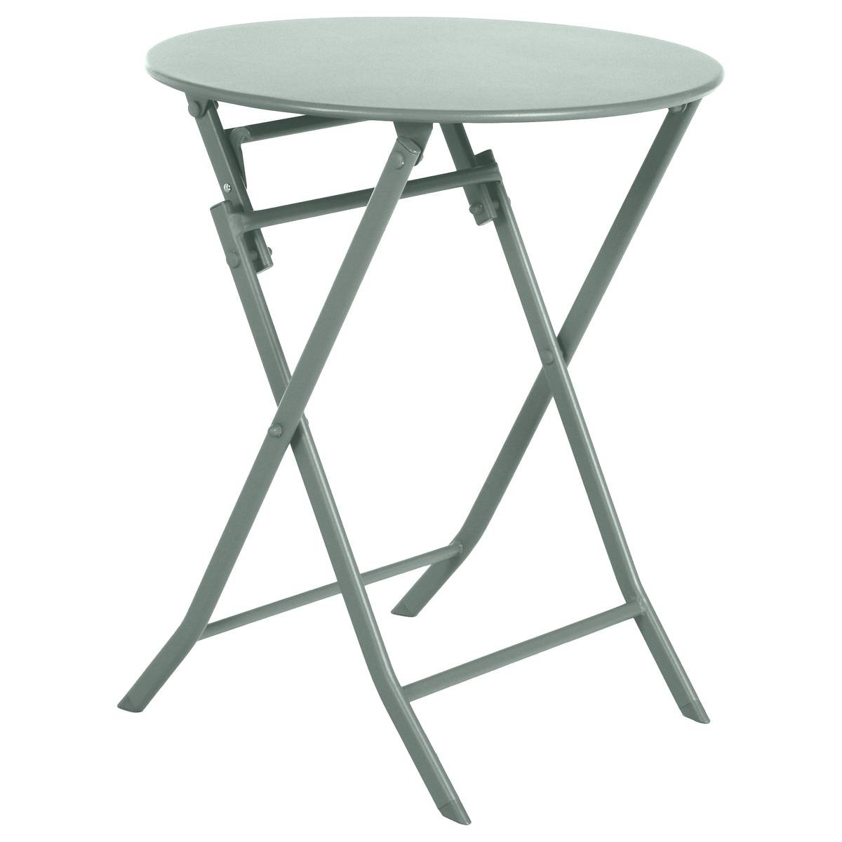 Hesperide – Table De Jardin Pliante Ronde 60 Cm 2 Places En Acier
