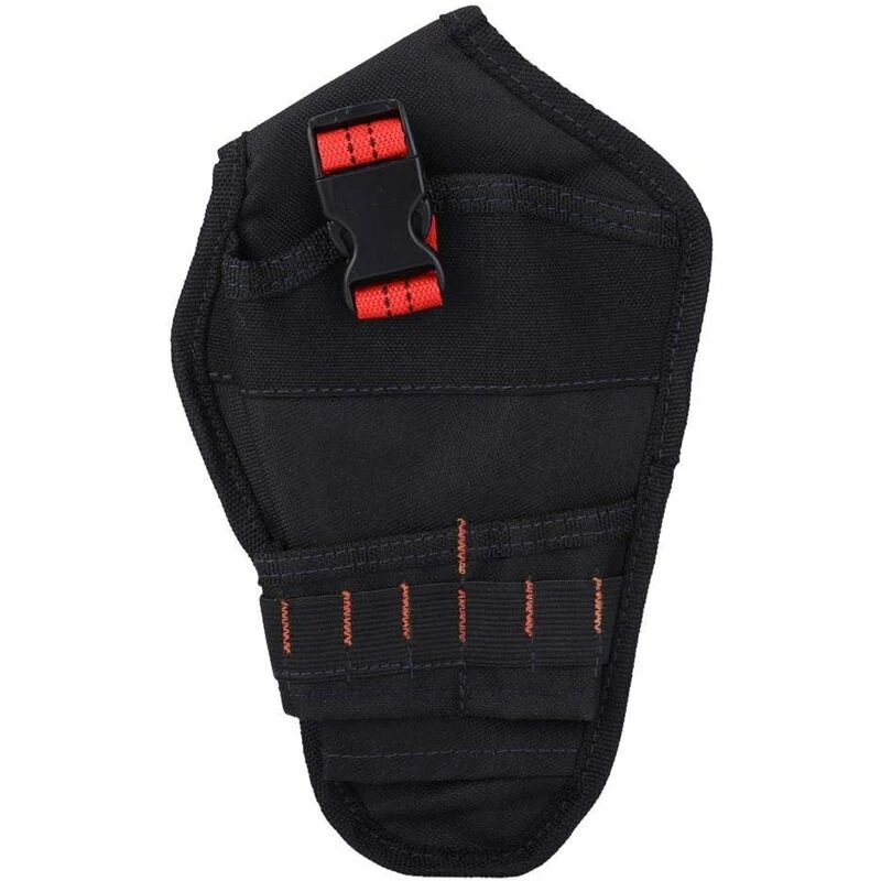 Sac banane porte-outils en tissu Oxford 600D, 15 x 28 cm, noir