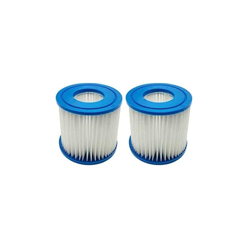 2er-pack Filterkartuschen Für Bestway Typ Vii Und D, Kompatibel Mit Intex Typ D Filterkartusche Hot Spring Spa Swimming Pools