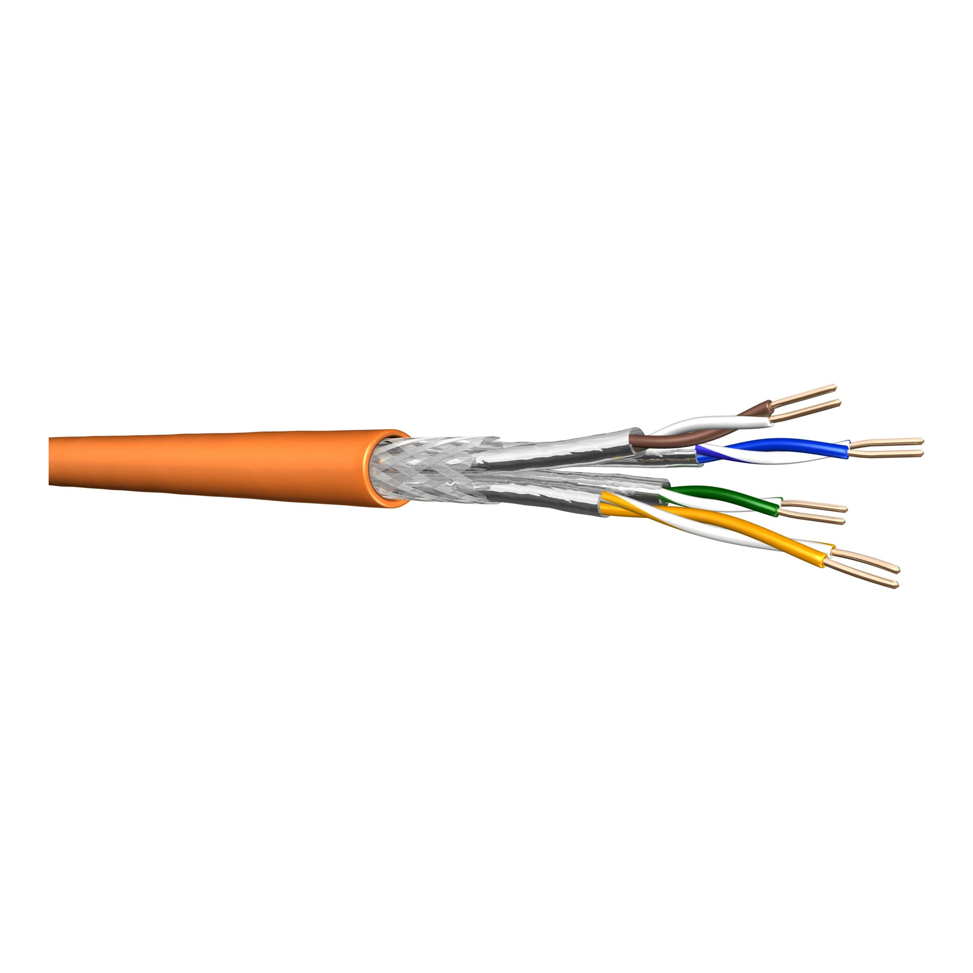 60064580-Cca-Ri100  (100 Meter) - Ring 100m TN-7000-1 Kat.7 orange 4P S/FTP AWG23 60064580-Cca-Ri100 - Image 3