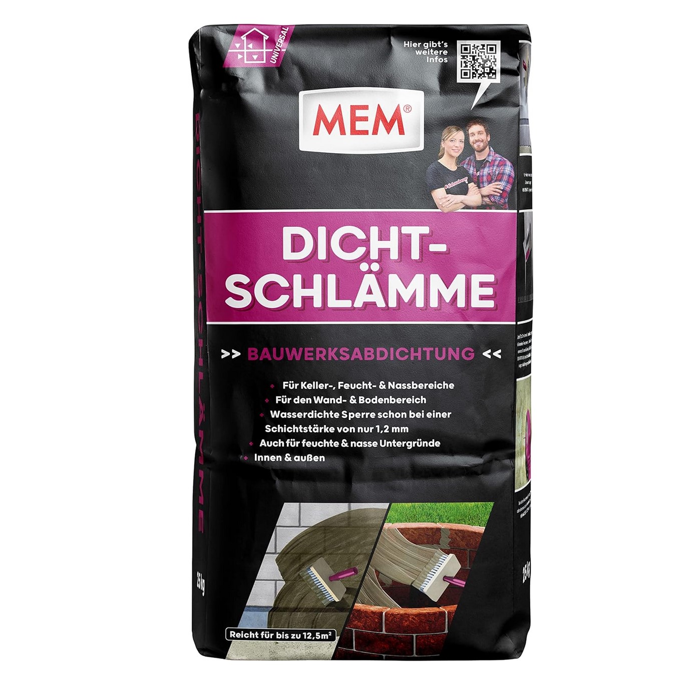 Dichtschlämme 25 Kg - Mem