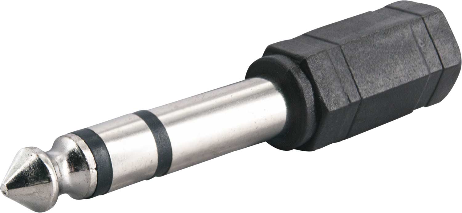 Schwaiger Audio Adapter KHA8181 533 Klinke Stecker Buchse schwarz, 1x 6,3mm Klinken Stecker / 1x 3,5 - Image 5