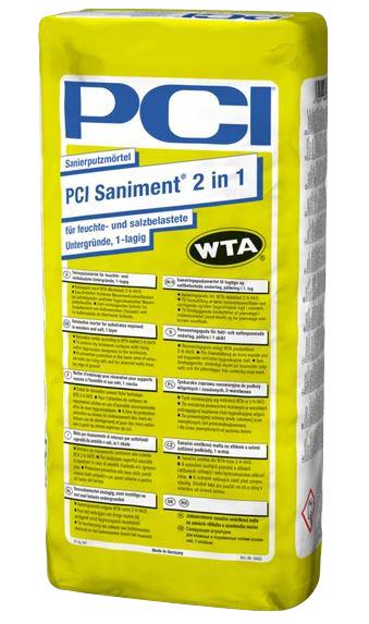 PCI Saniment 2 in 1 Sanierputzmörtel für feuchte und salzbelastete Wände Sika - Image 8