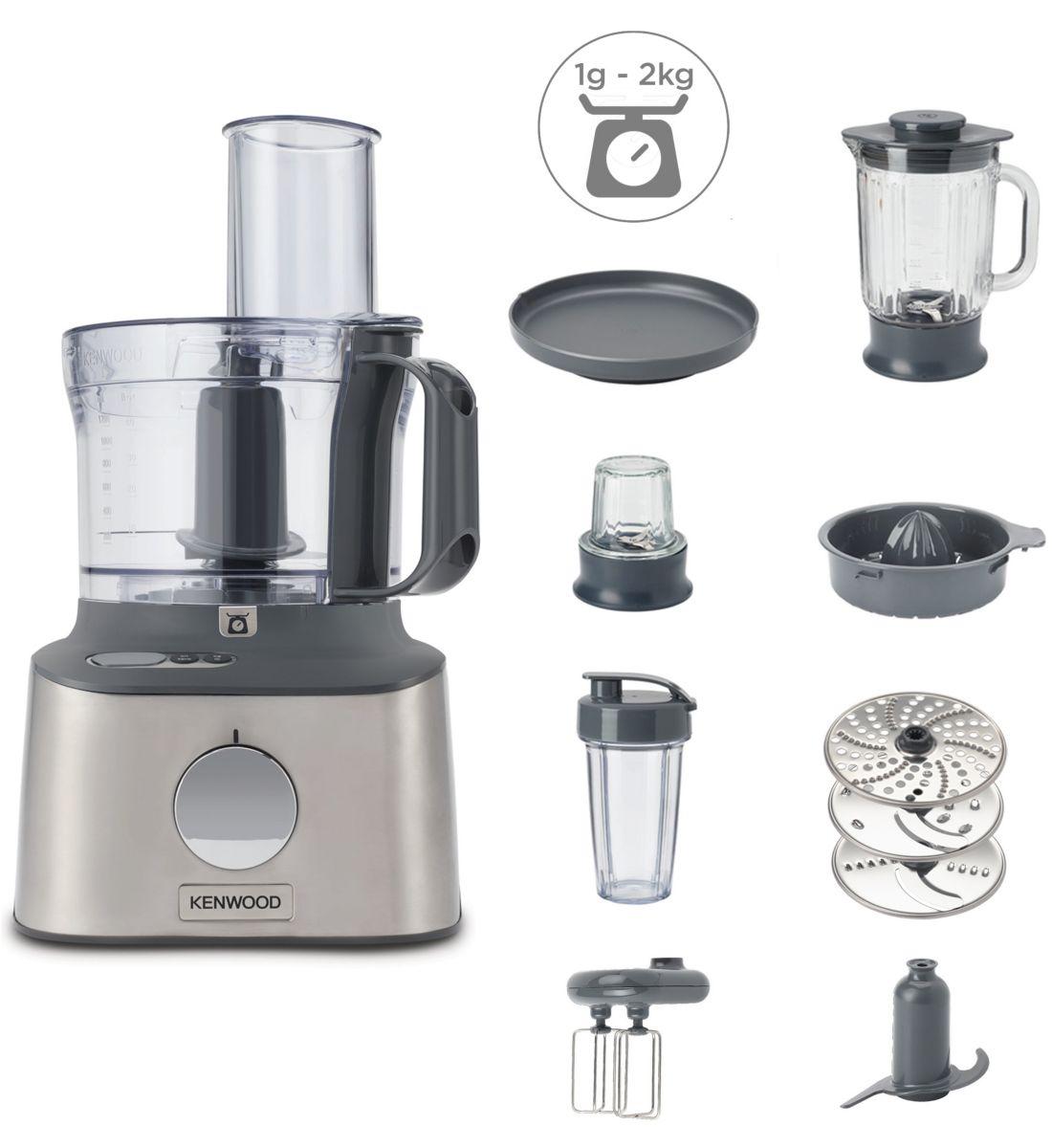 Robot Da Cucina Kenwood Multifunzione 800w Cromo 2.1l