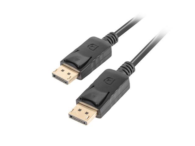 Lanberg CA-DPDP-10CC-0005-BK DisplayPort-Kabel 19 PIN V1.2 0.5M 4K Schwarz (0.50 m), Videokabel, Schwarz - Bild 5