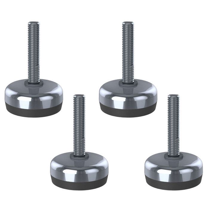 Ngi Rostfreier Nivellierfuß M10x50 50Mm Basis & Anti-Vibrations-Polster 1400Kg - Set Von 4 5060462563678 - Image 4
