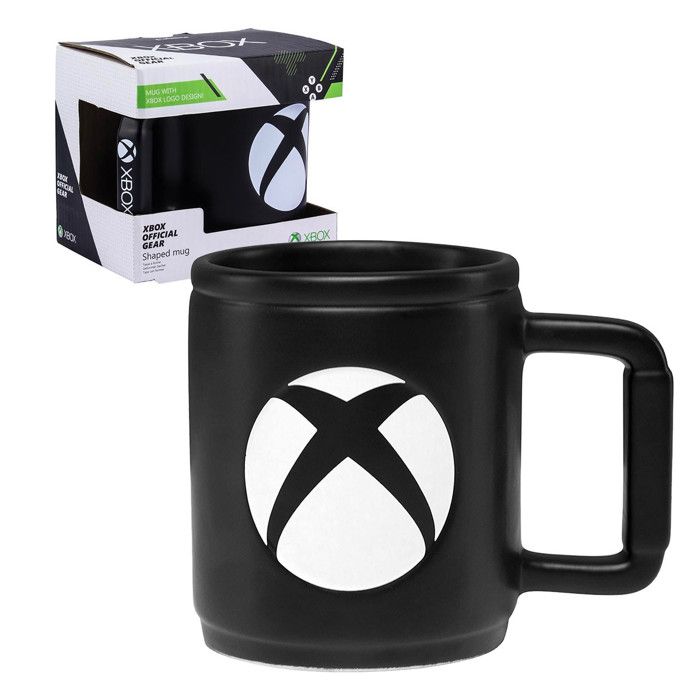 Paladone Schwarz 3D-Tasse - Xbox - Keramik - 330 Ml - Geschirrspüler Geeignet