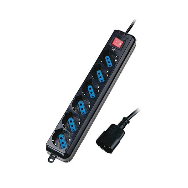 Nilox Schwarz Steckdosenleiste, Ceew3925 Verlängerungen Und Verlängerungsschnüre 1,5 M 6 Steckdose(N) Ac (6X, Cee 7/3, 1.50 M) - Image 3