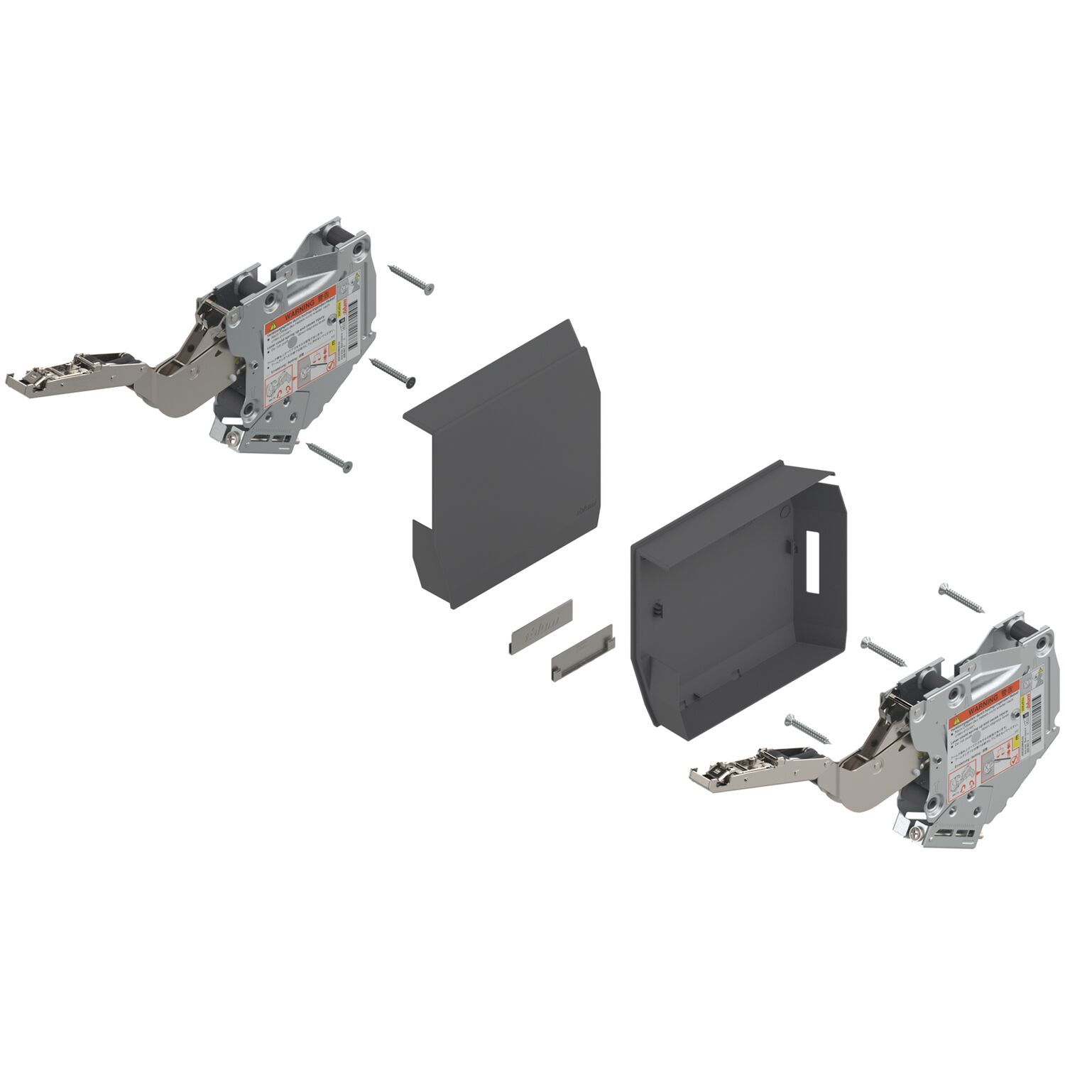 Blum Aventos Hk-S Tip-On Kraftspeicher, Lf 960-2215, Tiefgrau