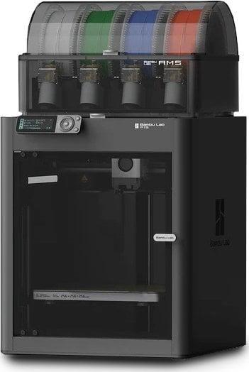 Bambu Lab P1S Combo (256 x 256 x 256 mm), 3D Drucker, Schwarz - Image 5