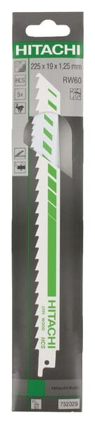Hikoki (Hitachi) Säbelsägeblatt 225mm (5 Stck) Hikoki 752029