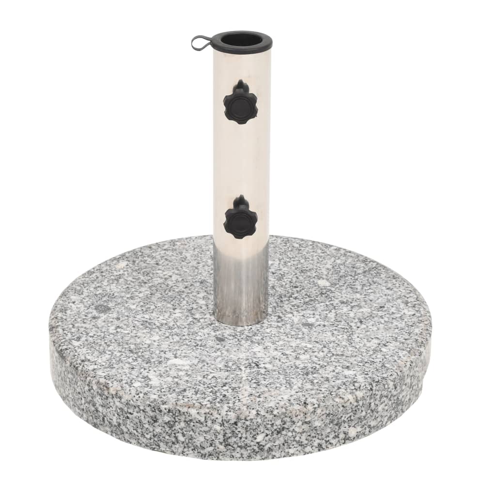 Socle De Parasol Granite Rond 20 Kg Vidaxl