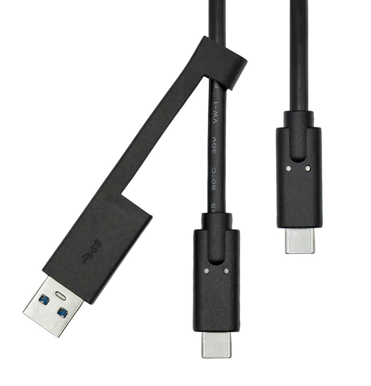 ProXtend USB-C 3.2 G2 Cable with USB-A Adapter 1M (1 m, USB 3.2 Gen 2), USB Kabel - Bild 2