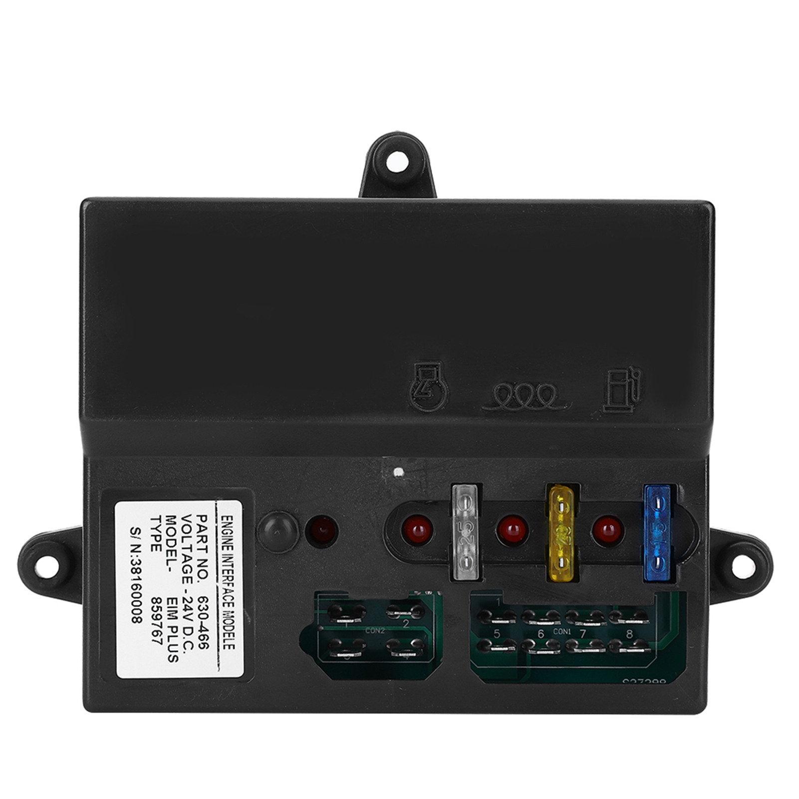 Module d'interface moteur EIM630-466 pour groupe électrogène, relais et fusibles intégrés