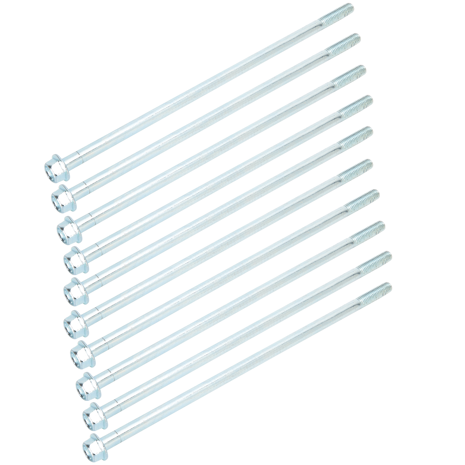 Vis à bride hexagonale longue M8x230 pour moteur, générateur, rotor et stator, lot de 10