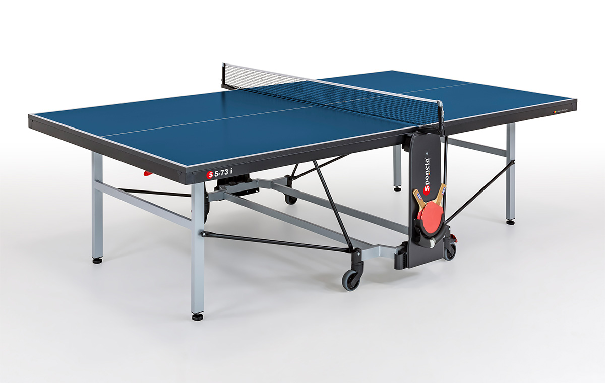 Tischtennisplatte indoor Sponeta S 5-73 i Blau mit Netz Tischtennistisch - Image 2