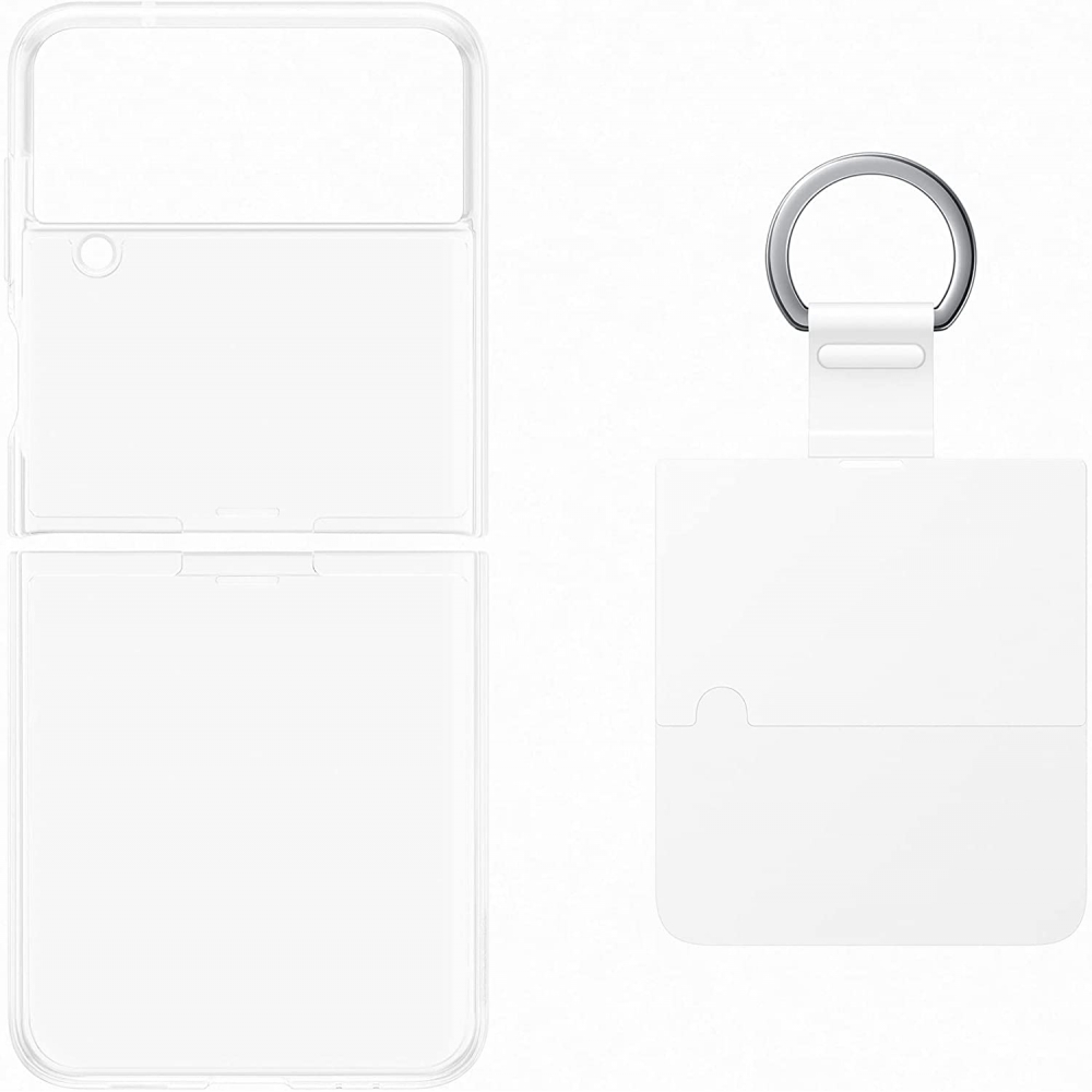 Samsung Transparent Ef-Of721ctegww Z Flip 4 Hülle, E Schutzhülle Mit Ring - Bild 4