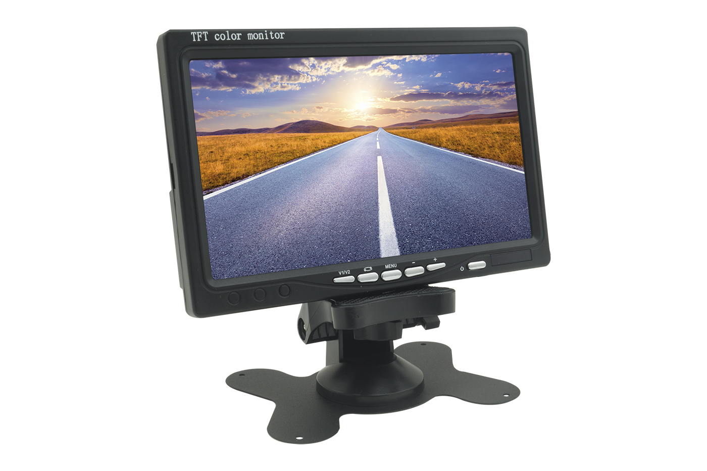 Bes - Monitor Lcd 7 Pollici Telecamera Auto Retromarcia Ingresso Rca Dvd Gps 7001b