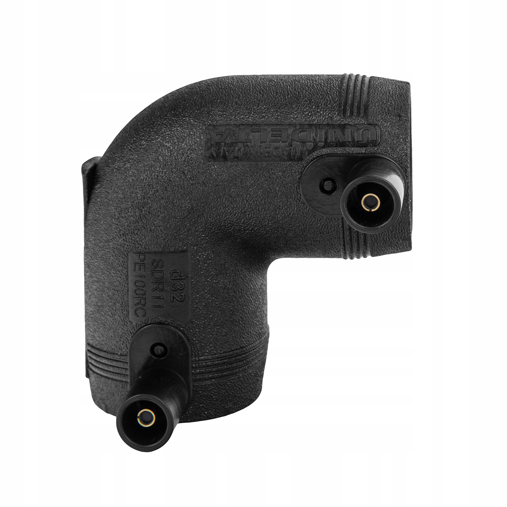 Connettore A Gomito In Pe Per Elettrofusione, 75 Mm, Pe100 Sdr11 Ef