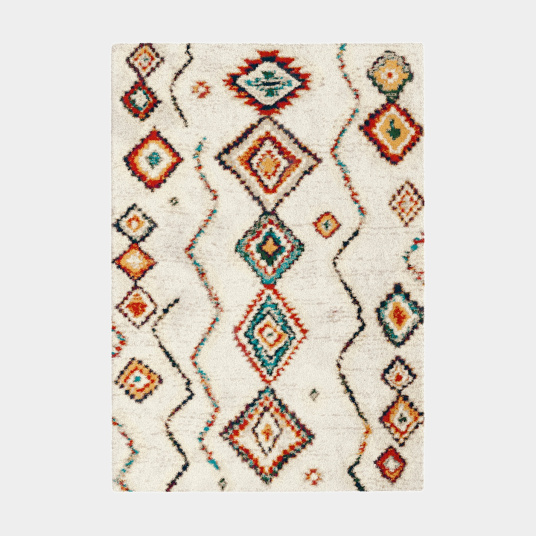 Décoweb – Tapis Berbère Azilal Multicolore 160 X 230 Cm – 100%
