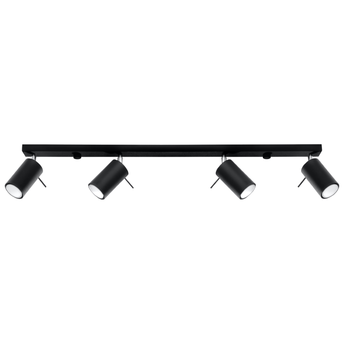 Sollux Lighting Schwarz Deckenleuchte Ring 4L - Bild 2