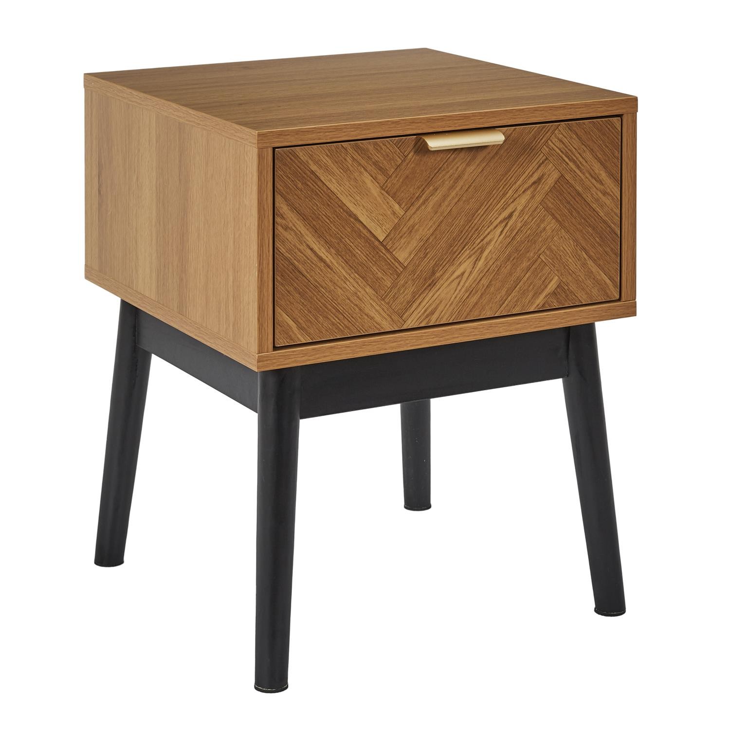 The Home Deco Factory - Table De Chevet Felix Marron Home Deco Factory