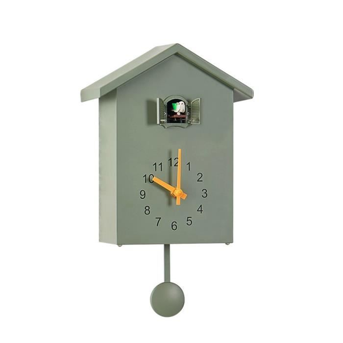 Horloge Murale - - Coucou - Voix D'Oiseau Naturelle - Design
