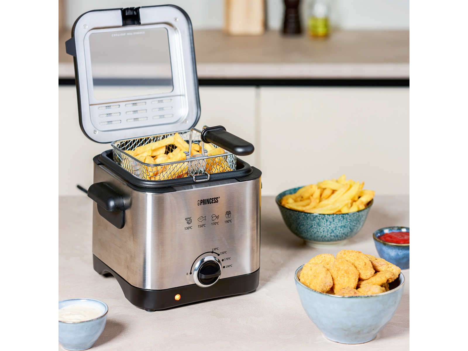 Princess Schwarz 01.182612.01.001 Mini Fryer - Bild 3