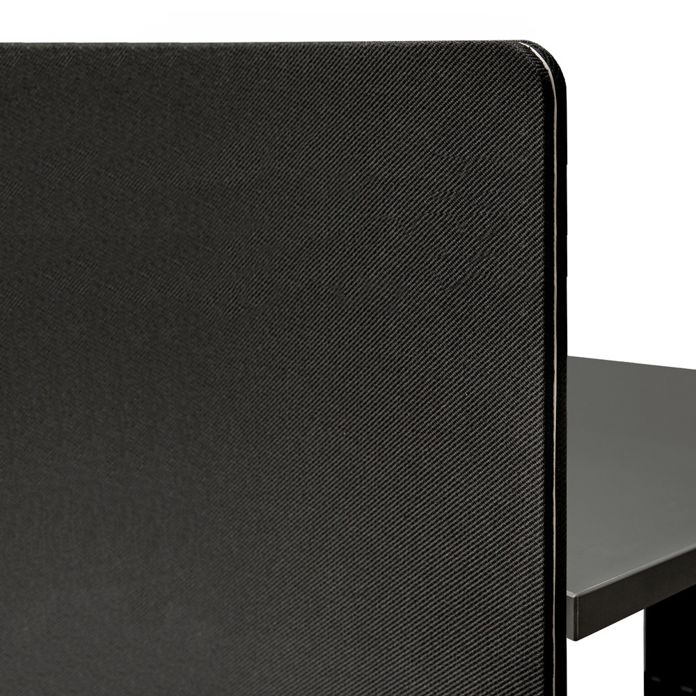 Vivol Trennwand Für Doppelschreibtisch 'duo 2x2 Motor' - 160 X 100 Cm - Schwarz - Privatsphäre & Hygiene Am Arbeitsplatz