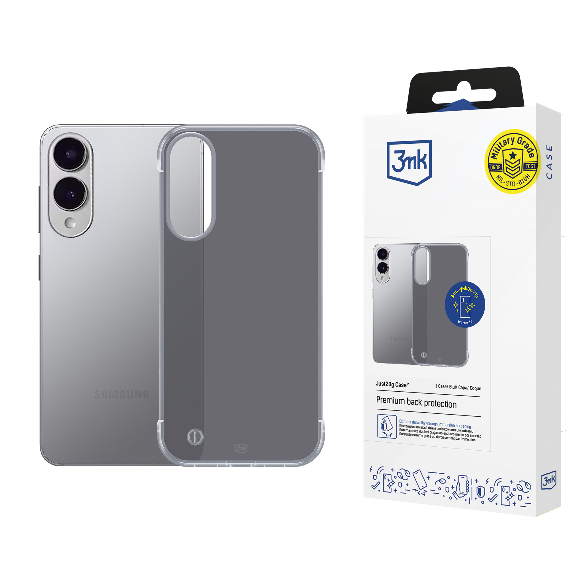 Oem Transparent Samsung Galaxy S25 Edge - 3Mk Just20g Matt Case