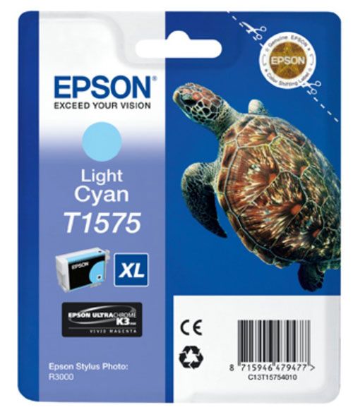 Epson T1575XL - Tintenpatrone - Light Cyan - 25.9 ml - Bild 5