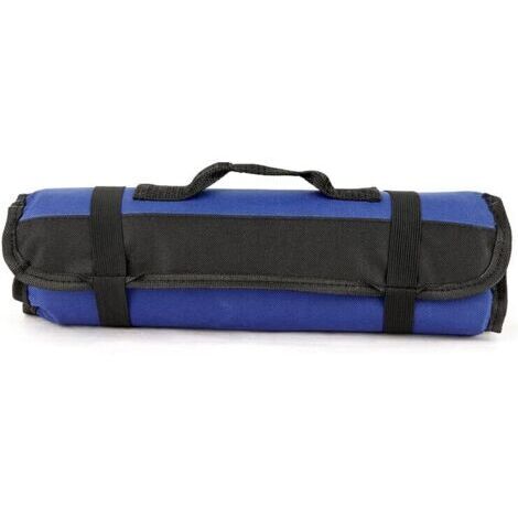 Sac à outils en tissu Oxford, 22 poches, 58 x 34 cm, noir