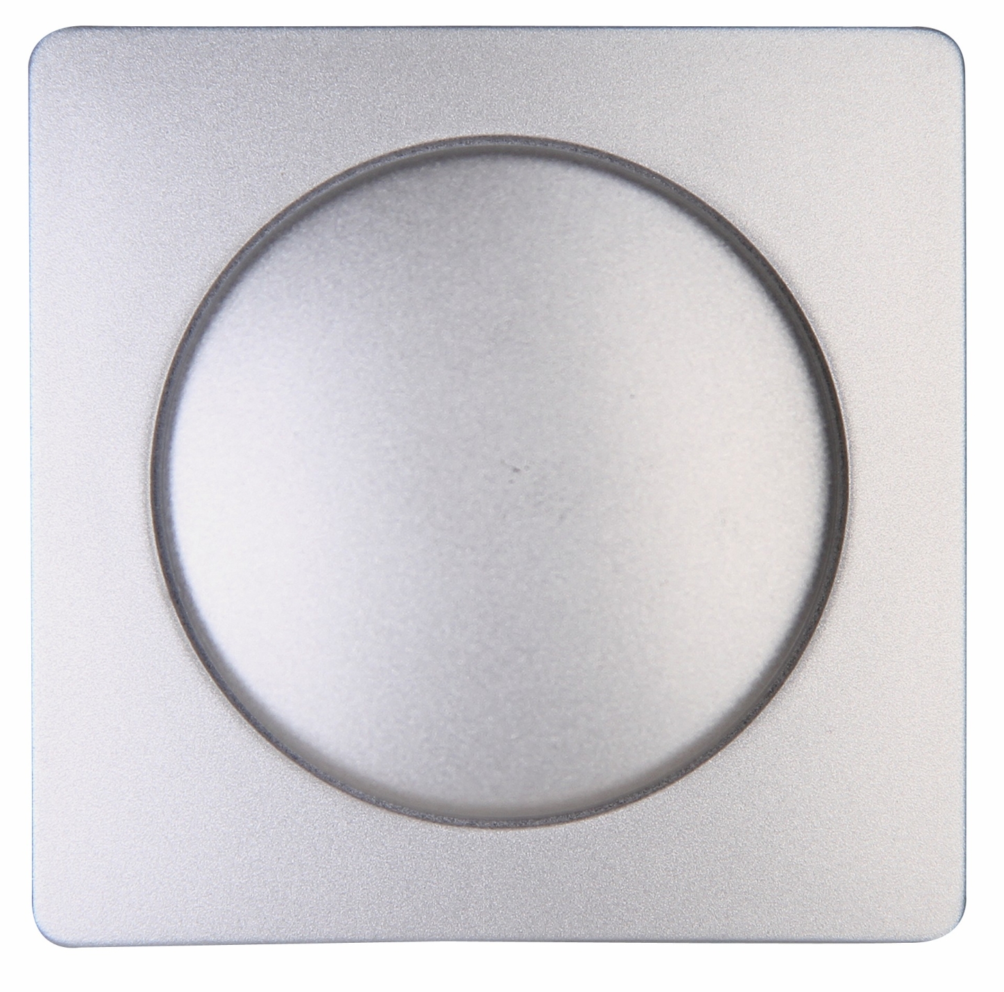 Kopp - Paris – Dimmer-abdeckung Für Druck-wechseldimmer, Silber - 333720187