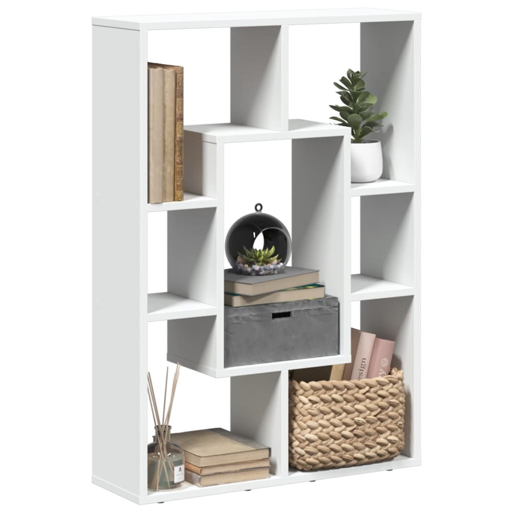 Bibliothèque Blanc 63x20x90 Cm Bois D'Ingénierie Vidaxl