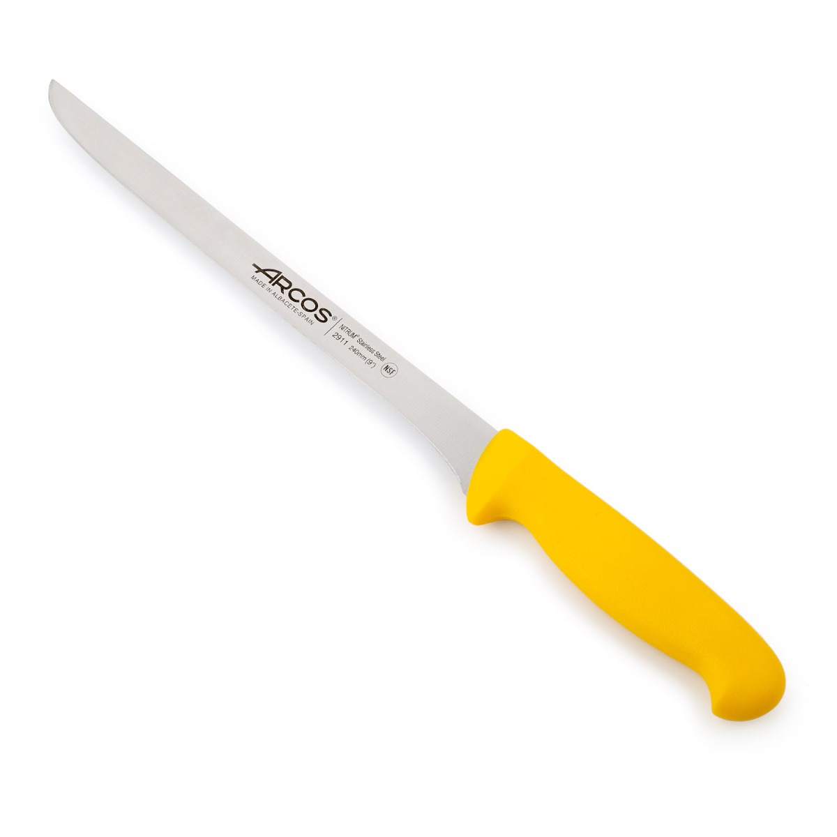 Arcos Jamonmesser Flexibel - Edelstahlklinge 240 mm - Präziser Schnitt, Langlebig - Gelber Polypropylen-Griff - Serie 2900 - Bild 3