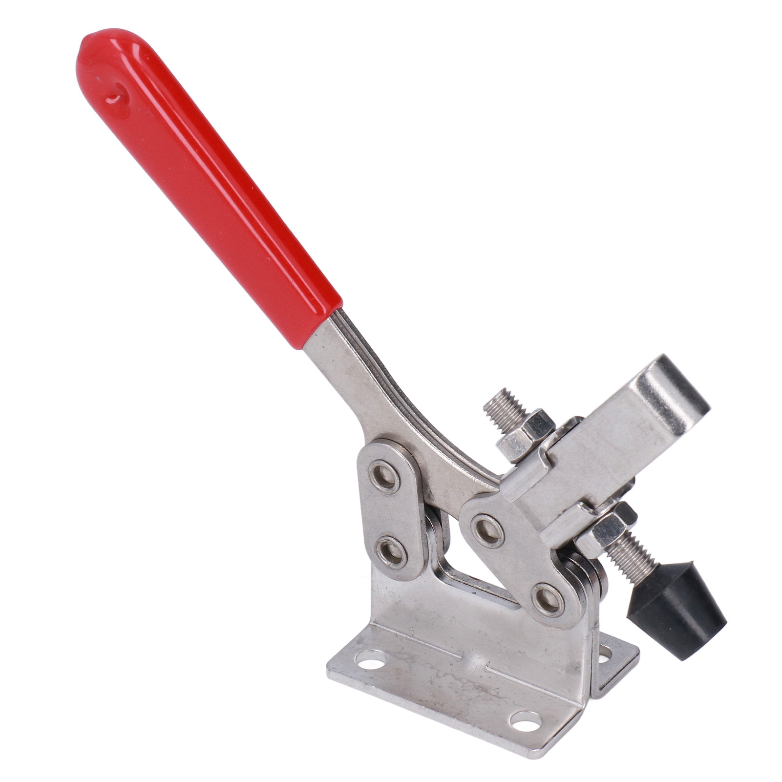 Pince à genouillère à dégagement rapide en acier inoxydable, serrage 227 kg, ouverture réglable, pour soudage et travail du bois