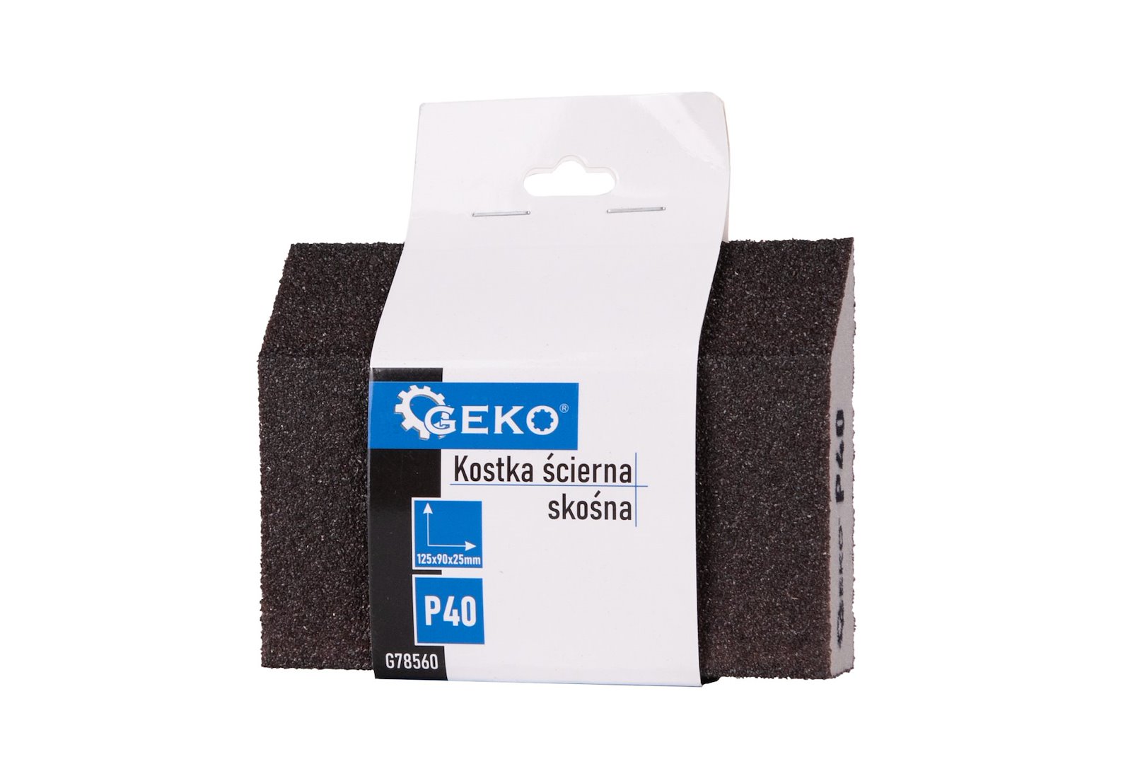 Import Schrägschleifklotz 125x90x25mm P40 (250)