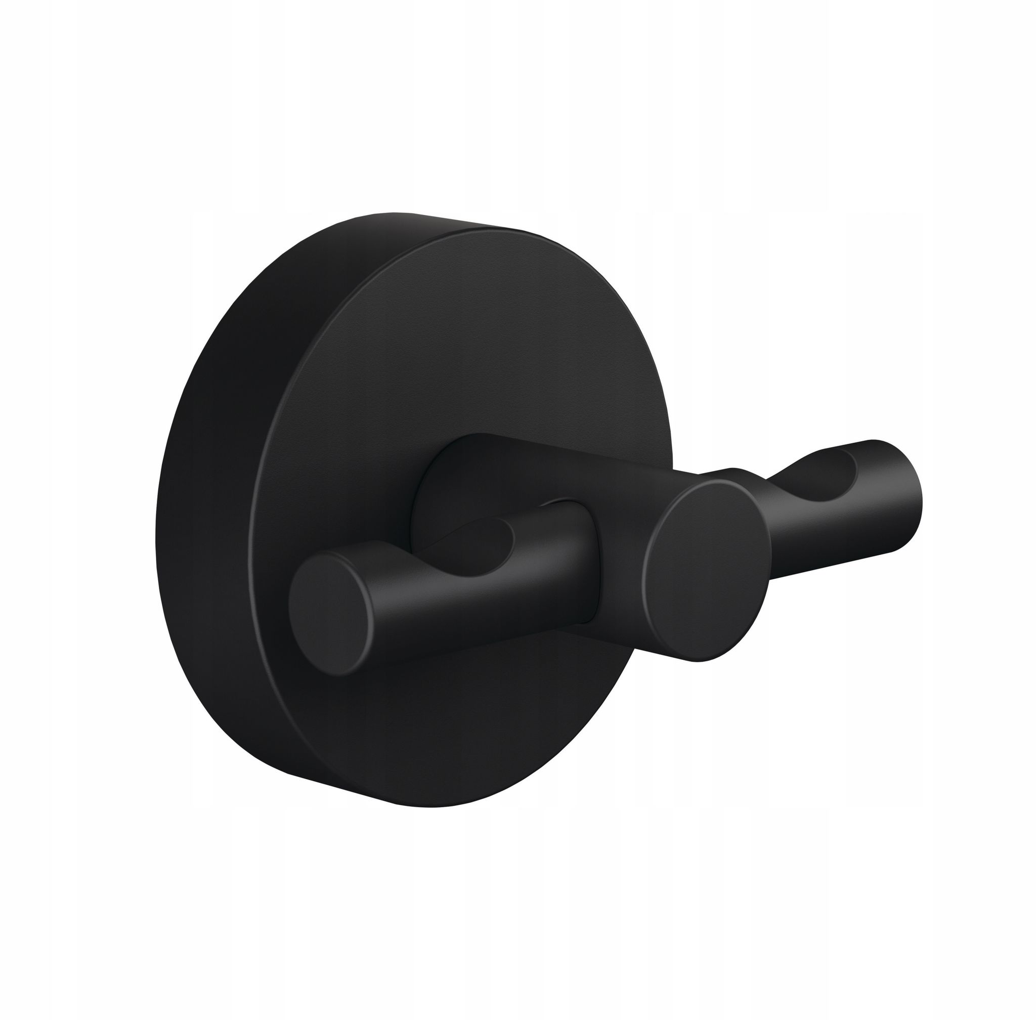 Tesa Schwarz Handtuchhalter + Handtuchhaken, Moon Black Mantelhaken Inkl. Klebelösung Ohne Bohren - Image 4