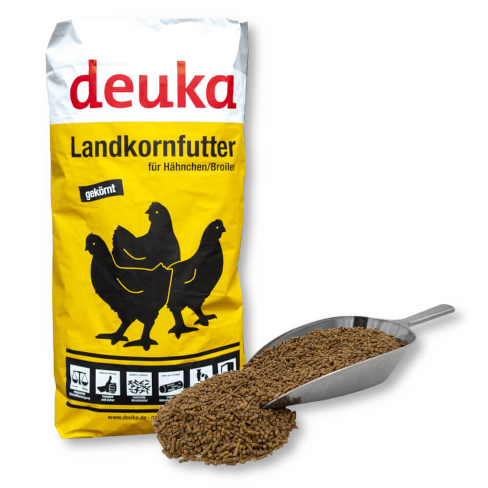 Deuka Hähnchen Mastfutter Landkornmast 25 Kg Geflügelfutter Hühnerfutter 4025428388253